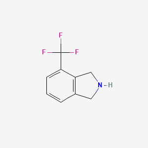 Chemical structure of 4-(Trifluoromethyl)isoindoline
