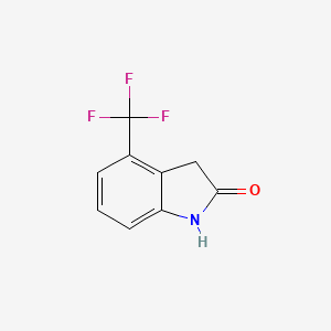 Chemical structure of 4-(Trifluoromethyl)indolin-2-one