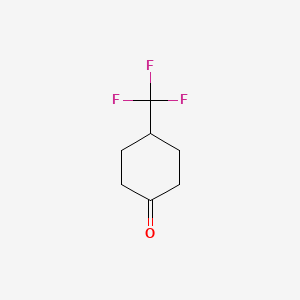 Chemical structure of 4-(Trifluoromethyl)cyclohexanone
