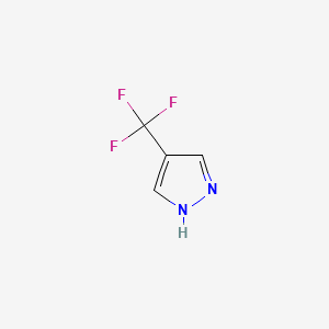 Chemical structure of 4-(Trifluoromethyl)-1H-pyrazole