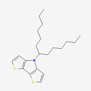 Chemical structure of 4-(Tridecan-7-yl)-4H-dithieno[3,2-b:2',3'-d]pyrrole