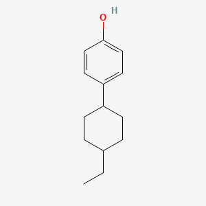 Chemical structure of 4-(trans-4-Ethylcyclohexyl)phenol