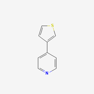 Chemical structure of 4-(3-Thienyl)pyridine