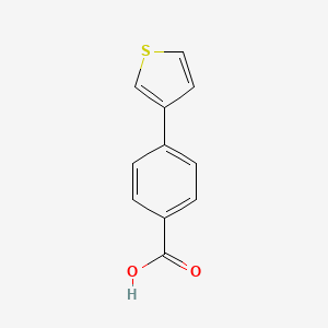 Chemical structure of 4-(3-Thienyl)benzoic acid