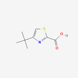Chemical structure of 4-(tert-Butyl)thiazole-2-carboxylic acid