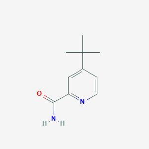 Chemical structure of 4-(tert-Butyl)picolinamide