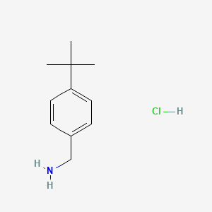 Chemical structure of 4-(tert-Butyl)benzylamine Hydrochloride
