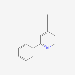 Chemical structure of 4-(tert-Butyl)-2-phenylpyridine