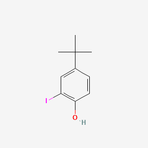 Chemical structure of 4-Tert-butyl-2-iodophenol