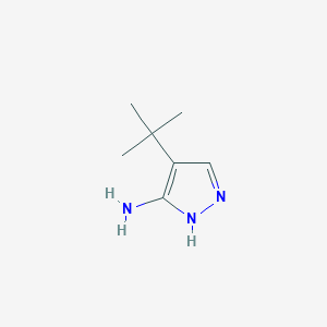 Chemical structure of 4-tert-Butyl-1H-pyrazol-3-amine