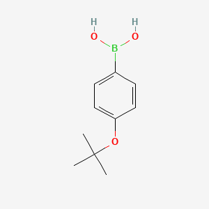 Chemical structure of 4-tert-Butoxyphenylboronic acid