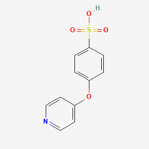 Chemical structure of 4-(4-Pyridinyloxy)benzenesulfonic acid