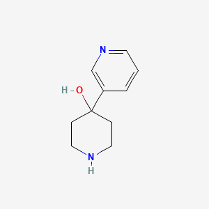 Chemical structure of 4-(pyridin-3-yl)piperidin-4-ol