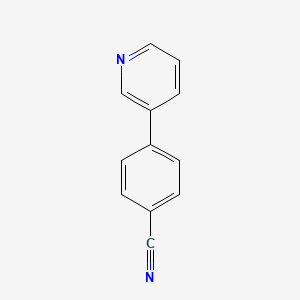 Chemical structure of 4-(Pyridin-3-yl)benzonitrile