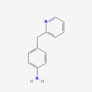 Chemical structure of 4-(Pyridin-2-ylmethyl)aniline