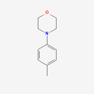 Chemical structure of 4-(p-Tolyl)morpholine