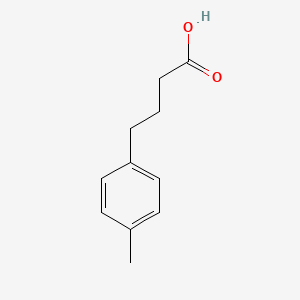 Chemical structure of 4-p-Tolylbutyric acid