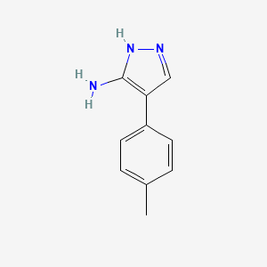 Chemical structure of 4-P-Tolyl-1H-Pyrazol-3-Amine