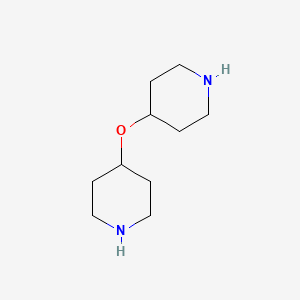 Chemical structure of 4-(Piperidin-4-yloxy)pyridine