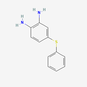 Chemical structure of 4-(Phenylthio)benzene-1,2-diamine
