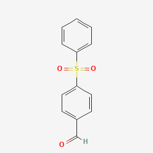 Chemical structure of 4-(Phenylsulfonyl)benzaldehyde