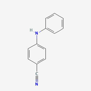 Chemical structure of 4-Phenylamino-benzonitrile
