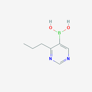 Chemical structure of (4-Propylpyrimidin-5-yl)boronic acid