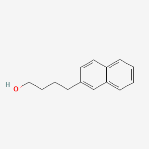 Chemical structure of 2-Naphthalenebutanol