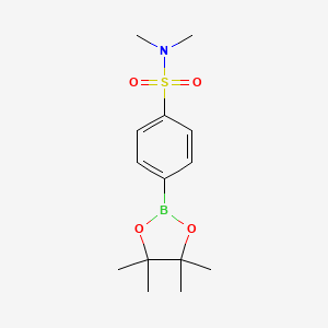 Chemical structure of 4-(N,N-Dimethylaminosulfonyl)phenylboronic acid pinacol ester