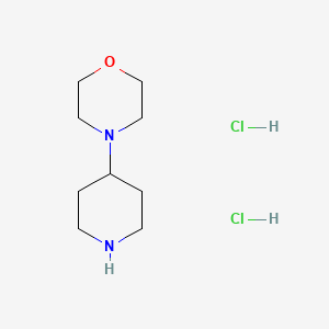 Chemical structure of 4-(Morpholin-4-yl)-piperidine dihydrochloride