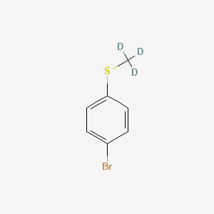 Chemical structure of 4-(Methylthiol-d3)-bromobenzene