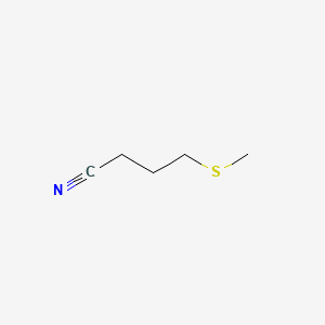 Chemical structure of 4-(Methylthio)butanenitrile