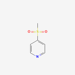 Chemical structure of 4-Methanesulfonylpyridine