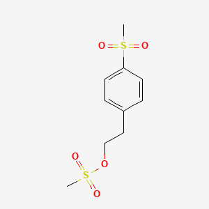 Chemical structure of 4-(Methylsulfonyl)phenethyl methanesulfonate