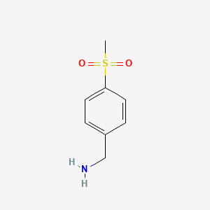 Chemical structure of 4-Methylsulfonylbenzylamine