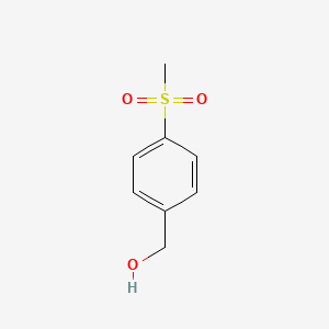 Chemical structure of 4-(Methylsulfonyl)benzyl Alcohol