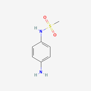 Chemical structure of 4-(Methylsulfonamido)aniline