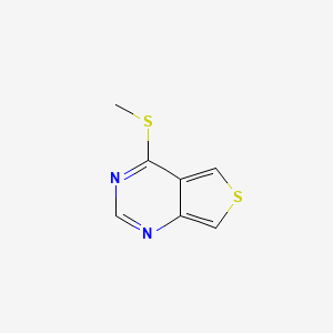 Chemical structure of 4-Methylthiothieno[3,4-d]pyrimidine