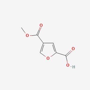 Chemical structure of 4-(Methoxycarbonyl)furan-2-carboxylic acid