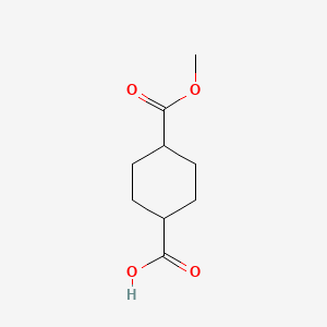 Chemical structure of 4-(Methoxycarbonyl)cyclohexanecarboxylic acid