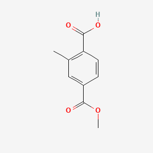 Chemical structure of 4-(Methoxycarbonyl)-2-methylbenzoic acid