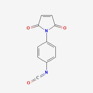 Chemical structure of 4-Maleimidophenyl isocyanate