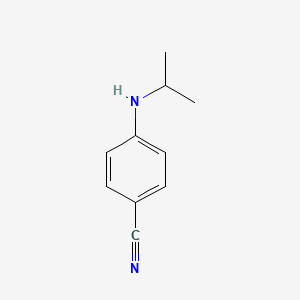 Chemical structure of 4-(Isopropylamino)benzonitrile