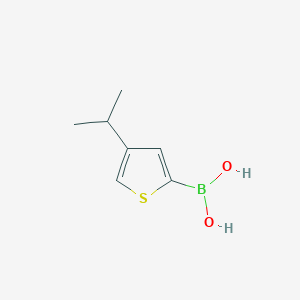 Chemical structure of 4-(iso-Propyl)thiophene-2-boronic acid