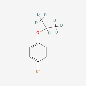 Chemical structure of 4-(iso-Propoxy-d7)-bromobenzene