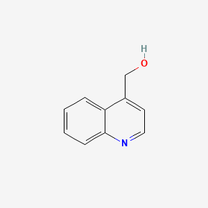 Chemical structure of 4-(Hydroxymethyl)quinoline