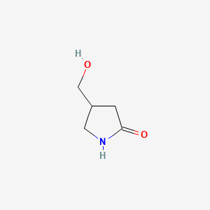 Chemical structure of 4-Hydroxymethyl-pyrrolidin-2-one