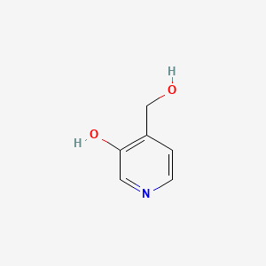 Chemical structure of 4-(Hydroxymethyl)pyridin-3-ol