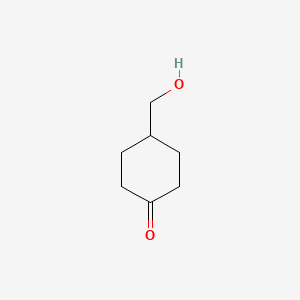 Chemical structure of 4-(hydroxymethyl)cyclohexanone