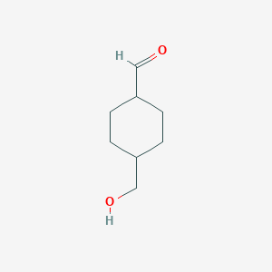 Chemical structure of 4-(Hydroxymethyl)cyclohexanecarbaldehyde
